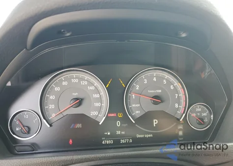 2017 BMW M3 z USA, uszkodzony, nr VIN WBS8M9C30H5G85547